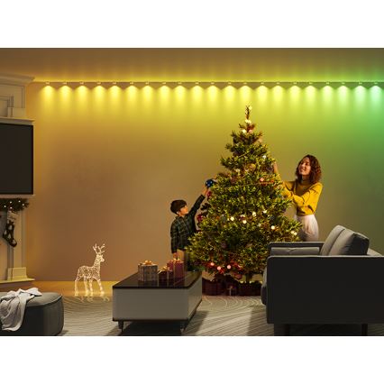 Govee - RGBIC LED String Einbauleuchte 5m Wi-Fi
