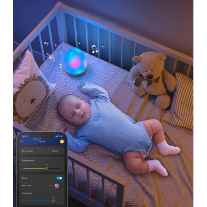 Govee - RGBIC Night Smart LED-Leuchte mit Lautsprecher Wi-Fi