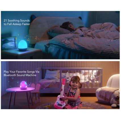 Govee - RGBIC Smart LED-Nachtlicht mit Lautsprecher und WLAN