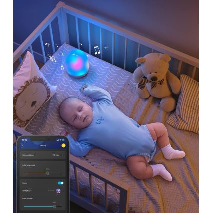 Govee - RGBIC Smart LED-Nachtlicht mit Lautsprecher und WLAN