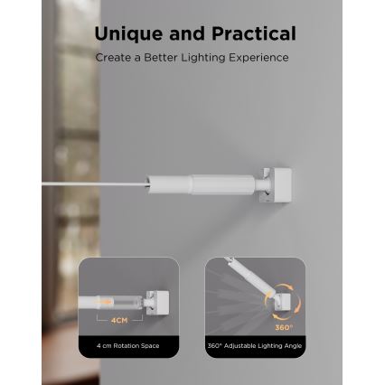 Govee – RGBICWW hängender LED-Streifen, 36 W / 24 V, 4 m, Skyline Matter, WLAN