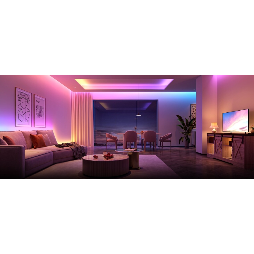 Govee - RGBWWIC Dimmbarer LED-Verlängerungsstreifen Strip Light 2 Pro 1m Wi-Fi Matter