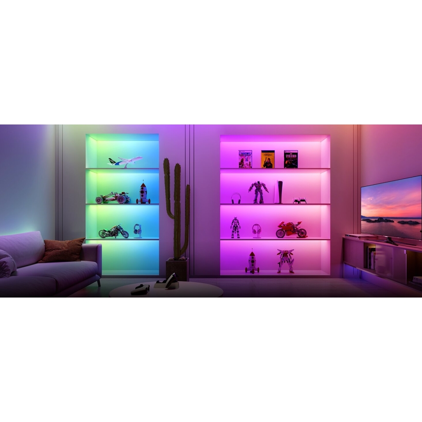 Govee - RGBWWIC Dimmbarer LED-Verlängerungsstreifen Strip Light 2 Pro 1m Wi-Fi Matter