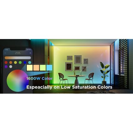 Govee - RGBWWIC Dimmbarer LED-Verlängerungsstreifen Strip Light 2 Pro 1m Wi-Fi Matter