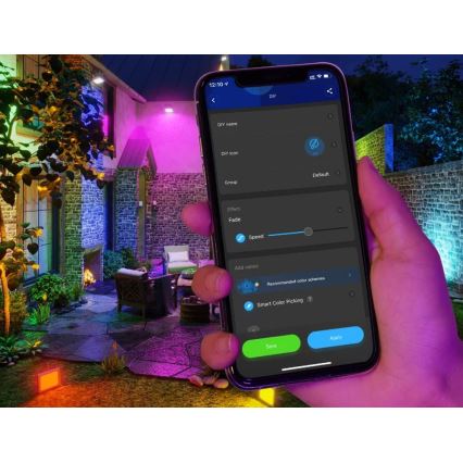 Govee - SET 4x Flutlichter für den Außenbereich SMART LED Leuchten Wi-Fi IP66