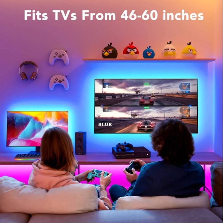 Govee - TV 46-60 SMART LED Hintergrundbeleuchtung RGB + Fernbedienung