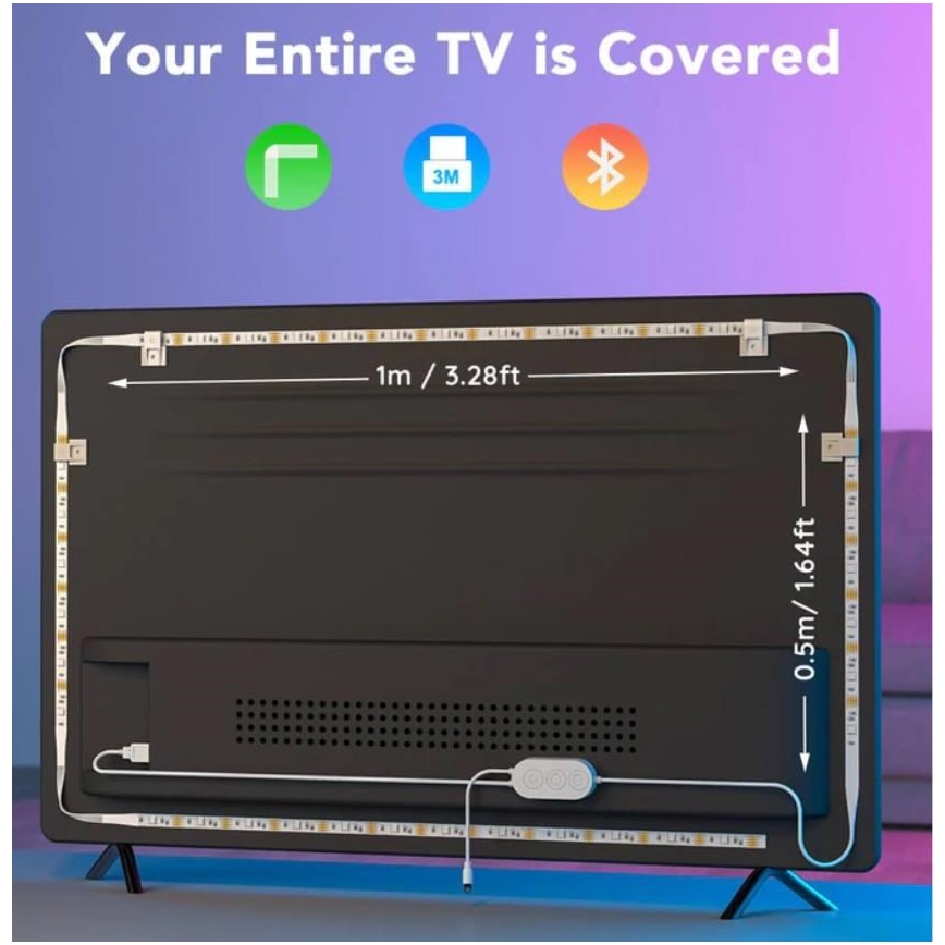 Govee - TV 46-60 SMART-RGB-LED-Hintergrundbeleuchtung