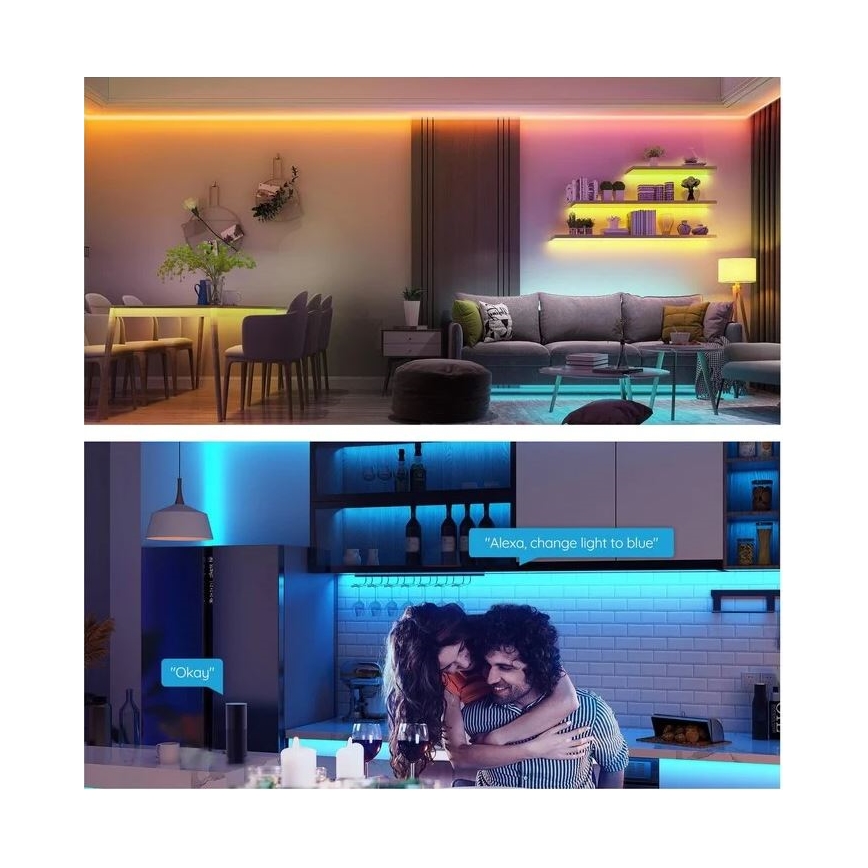 Govee - Wi-Fi RGB Smart LED-Streifen 10m