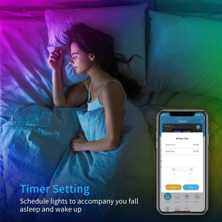 Govee - Wi-Fi RGB Smart-LED-Streifen 15m + Fernbedienung