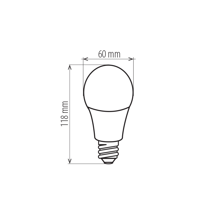 Greenlux GXLZ204 - LED žárovka E27/13W/230V