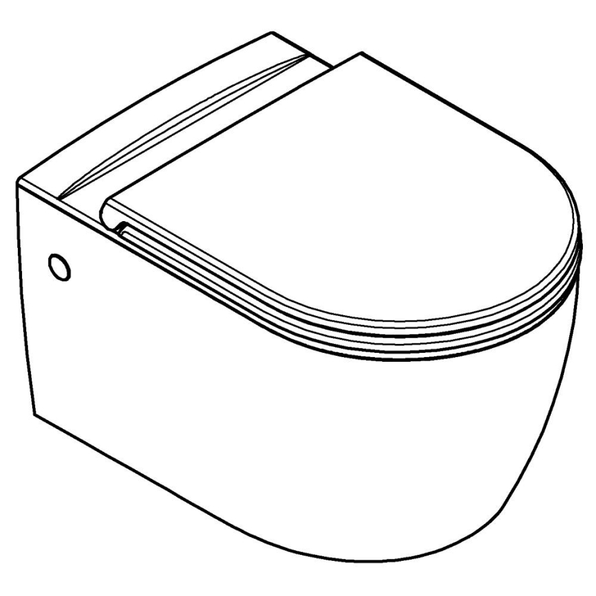 GROHE 103848SH00 - Wand-WC START ROUND KERAMIK 368 × 543 mm Duroweiß