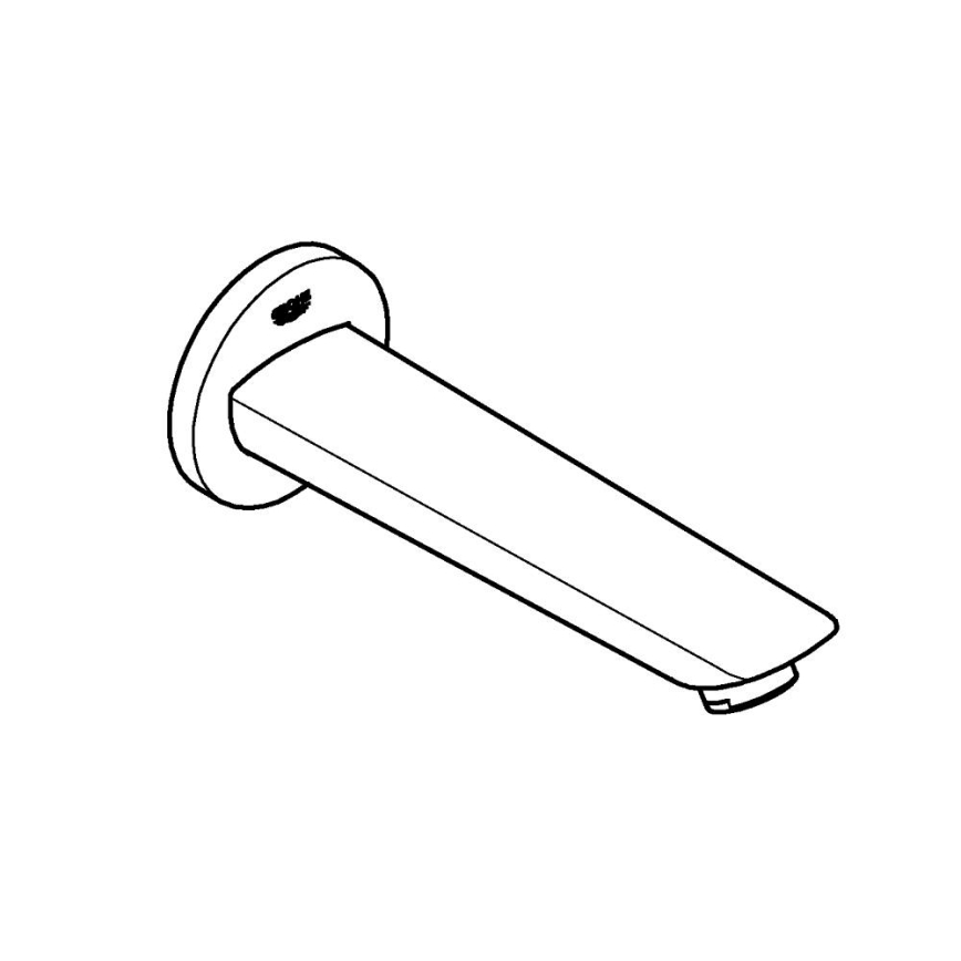 GROHE 13255001 - Wannenablauf BAUCOSMOPOLITAN 171 mm polierter Chrom