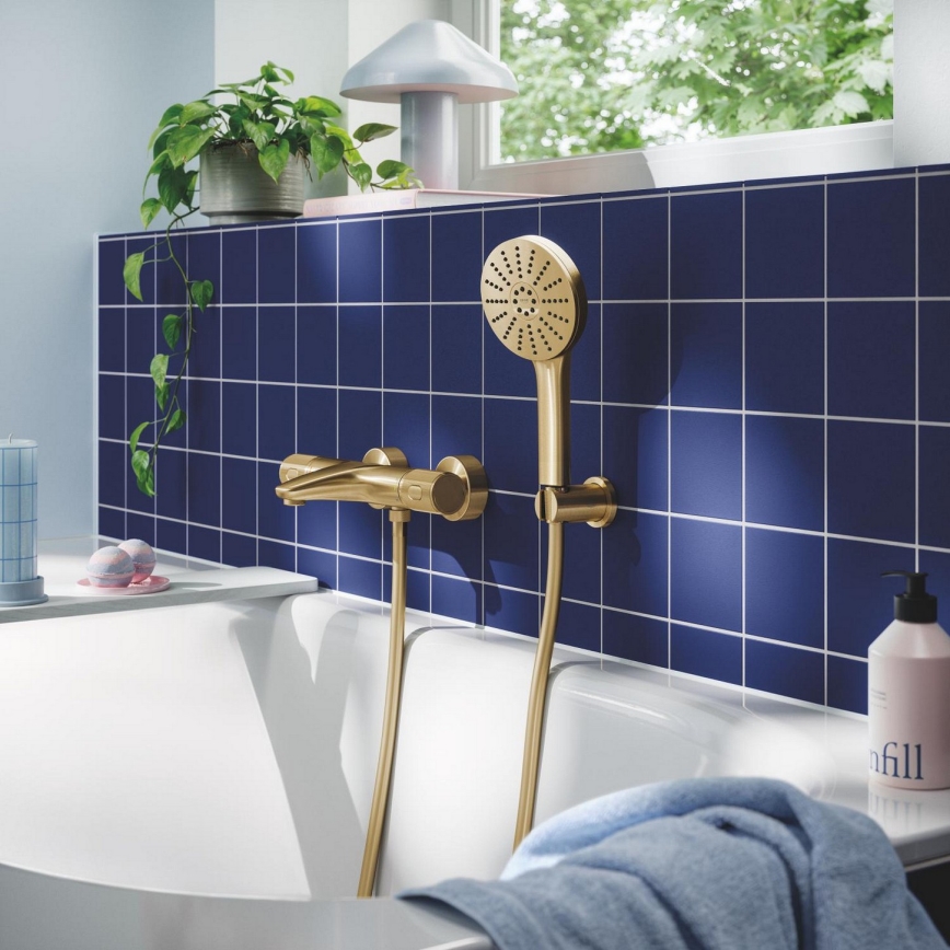 GROHE 134865GN00 - Duschset VITALIO JOY+ 120 mm Gold