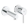 GROHE 19575001 - Waschtisch-Zweiloch-Armatur CONCETTO 147 mm glänzender Chrom