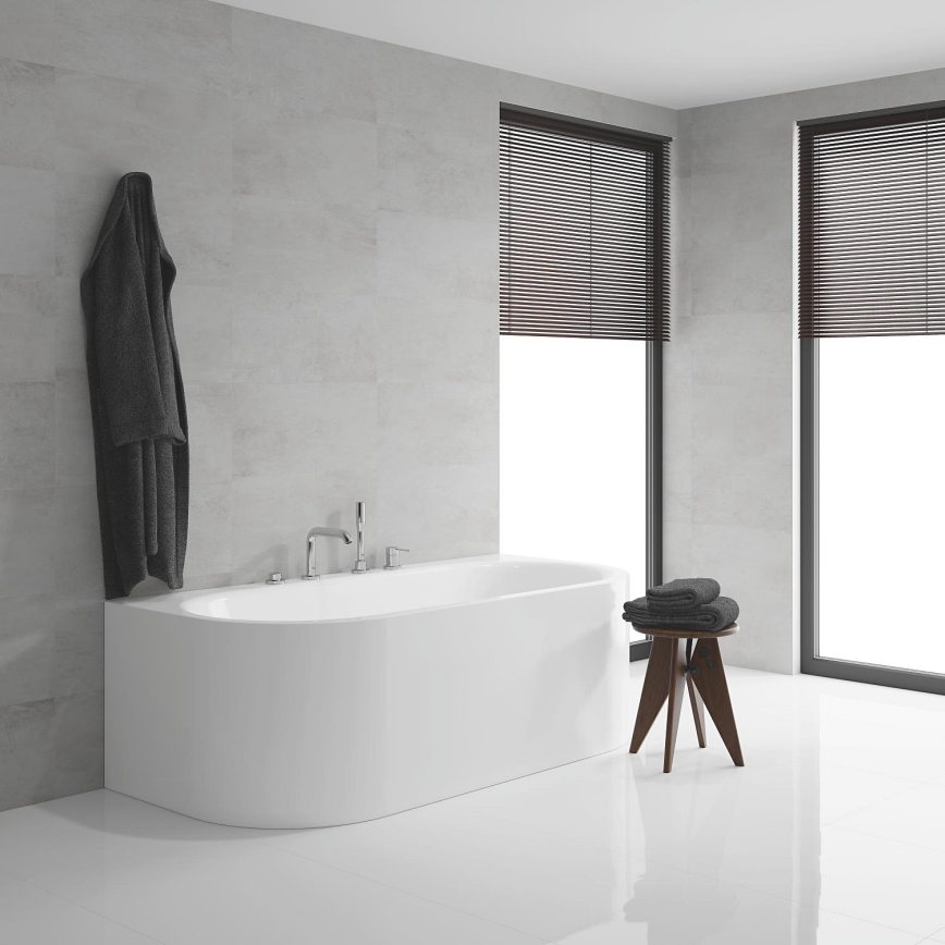 GROHE 19578001 - 4-Loch-Wannen-Kombination ESSENCE 197 mm glänzender Chrom