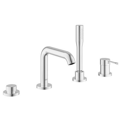 GROHE 19578DC1 - Vierloch-Badewannenkombination ESSENCE Edelstahl