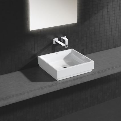 GROHE 19895000 - 2-Loch-Waschtischarmatur EUROCUBE, 171 mm, glänzender Chrom