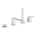GROHE 19897001 - EUROCUBE Vierloch-Wannenarmatur, glänzender Chrom