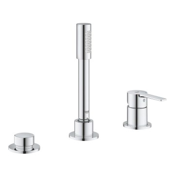 GROHE 19965001 - 3-Loch-Wannenarmatur LINEARE, glänzender Chrom
