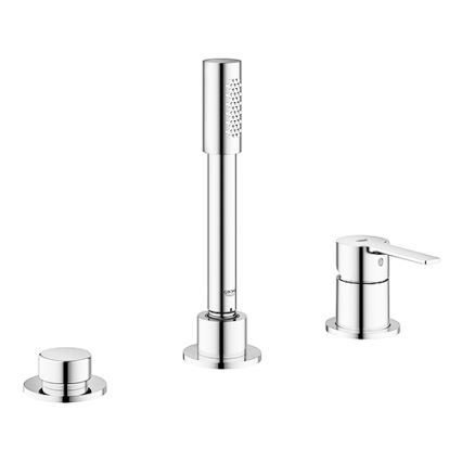 GROHE 19965001 - 3-Loch-Wannenarmatur LINEARE, glänzender Chrom