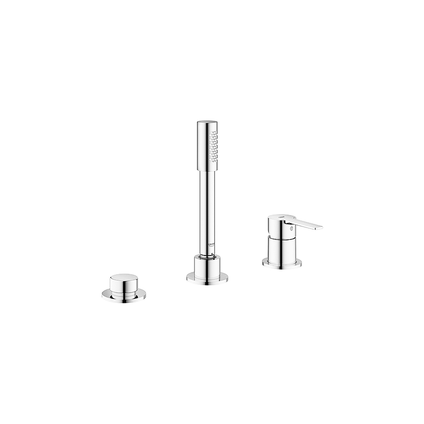 GROHE 19965001 - 3-Loch-Wannenarmatur LINEARE, glänzender Chrom