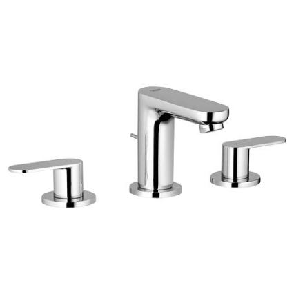 GROHE 20187000-3-Loch-Waschtischarmatur EUROSMART COSMOPOLITAN DN 15, Chrom