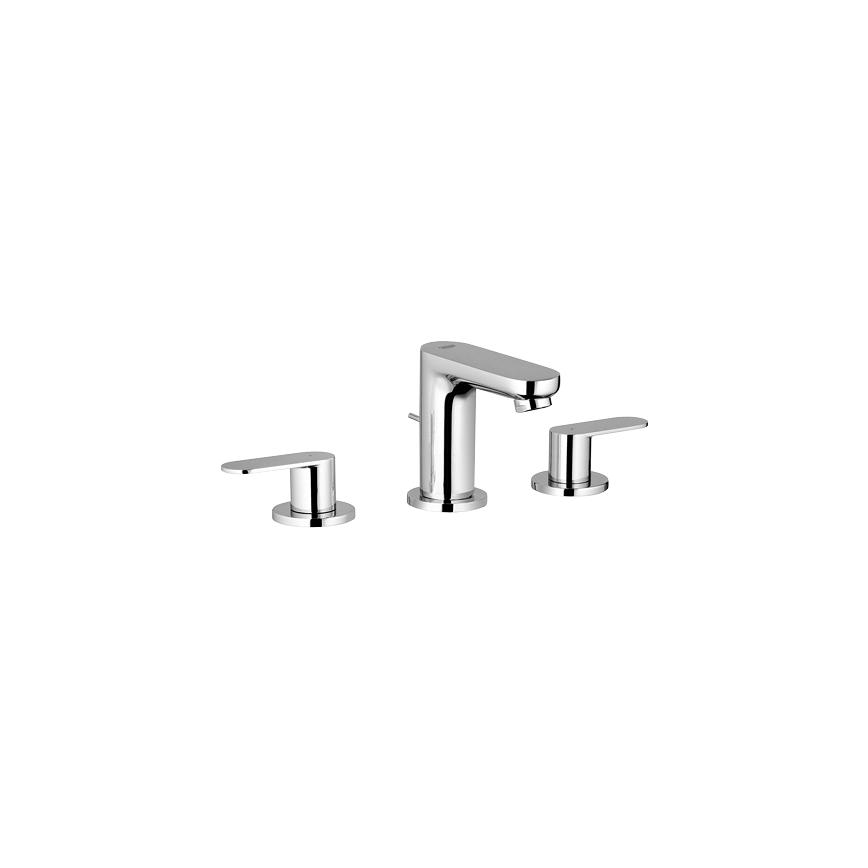 GROHE 20187000-3-Loch-Waschtischarmatur EUROSMART COSMOPOLITAN DN 15, Chrom