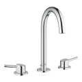 GROHE 20216001 - 3-Loch-Waschtischarmatur CONCETTO DN 15, Größe L, Chrom