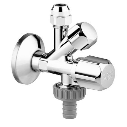 GROHE 22036000 - Kombi-Eckventil ORIGINAL WAS® DN 15 glänzender Chrom