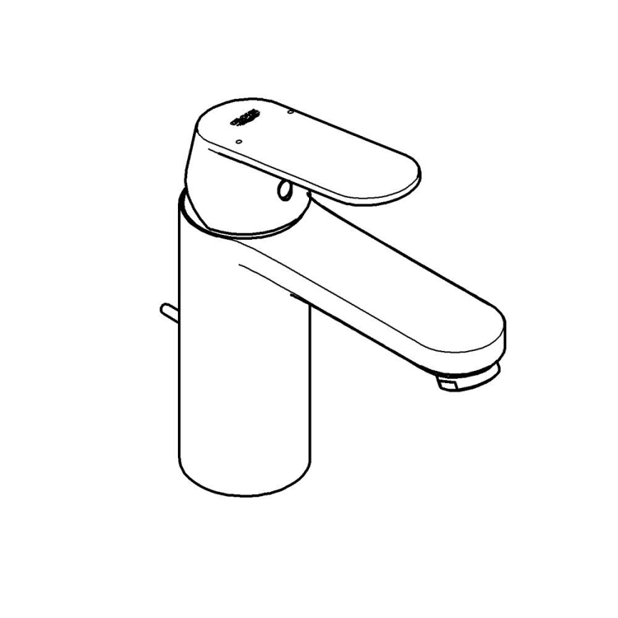 GROHE 23325000 - Waschtischarmatur EUROSMART COSMOPOLITAN Größe M, Chrom