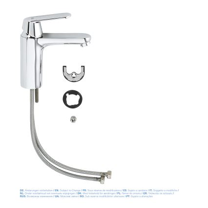 GROHE 23327000 - Waschtischarmatur EUROSMART COSMOPOLITAN DN 15, Größe M, Chrom