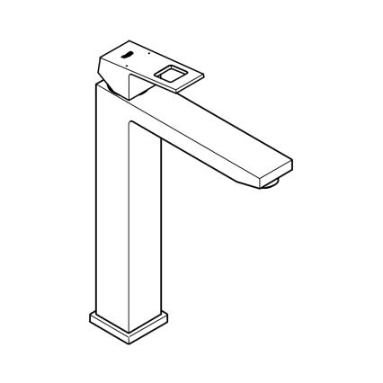 GROHE 23406AL0 - Waschtischarmatur EUROCUBE, Größe XL, Graphit