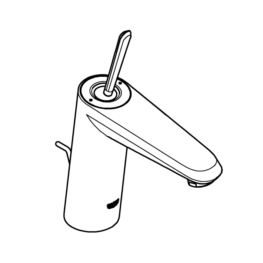 GROHE 23427000 - Waschtischarmatur EURODISC JOY DN 15 Größe M, glänzender Chrom