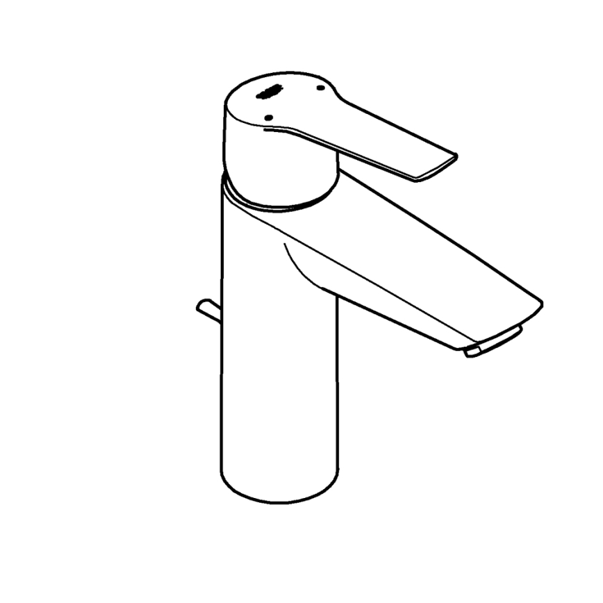 GROHE 23455002 - Waschtischarmatur START 2021, Größe M, Hochglanz‑Chrom