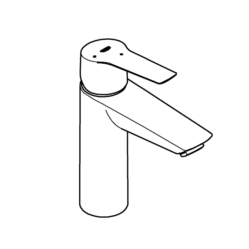 GROHE 23746002 - Waschtischarmatur START, Größe M, glänzender Chrom