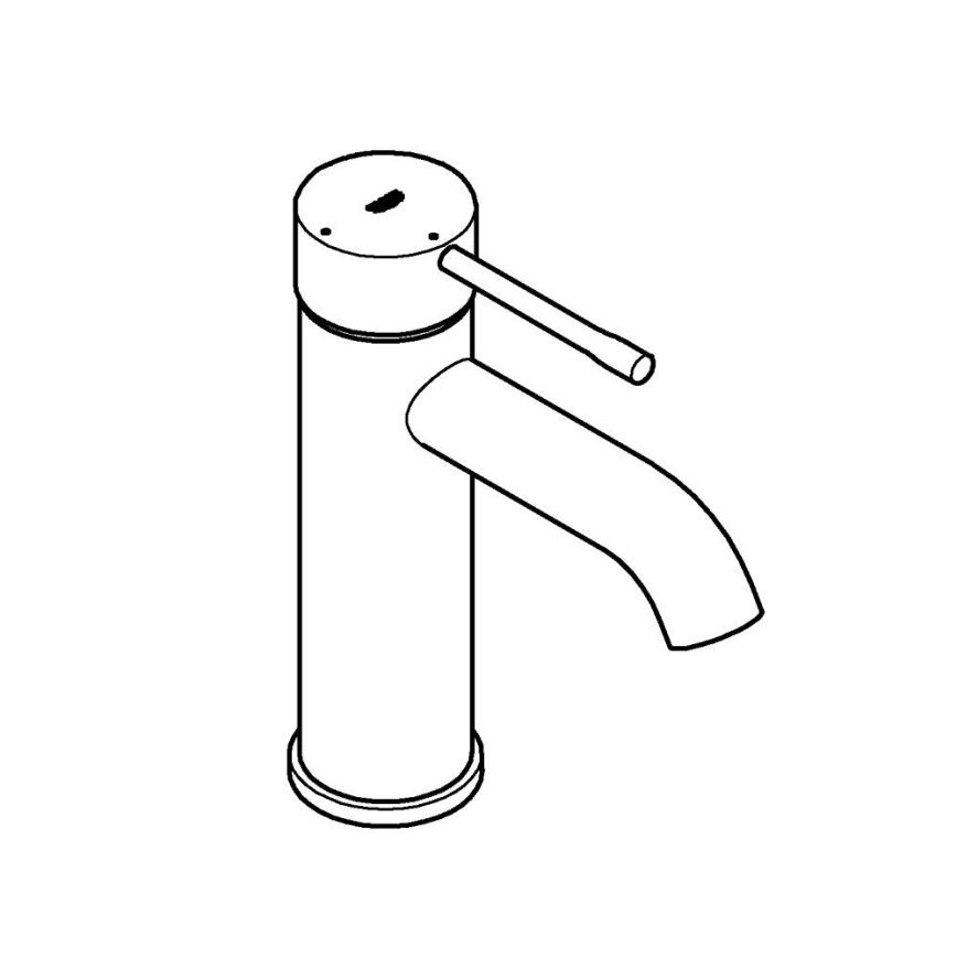 GROHE 23797001 - Waschtischarmatur ESSENCE Größe S, Hochglanz-Chrom