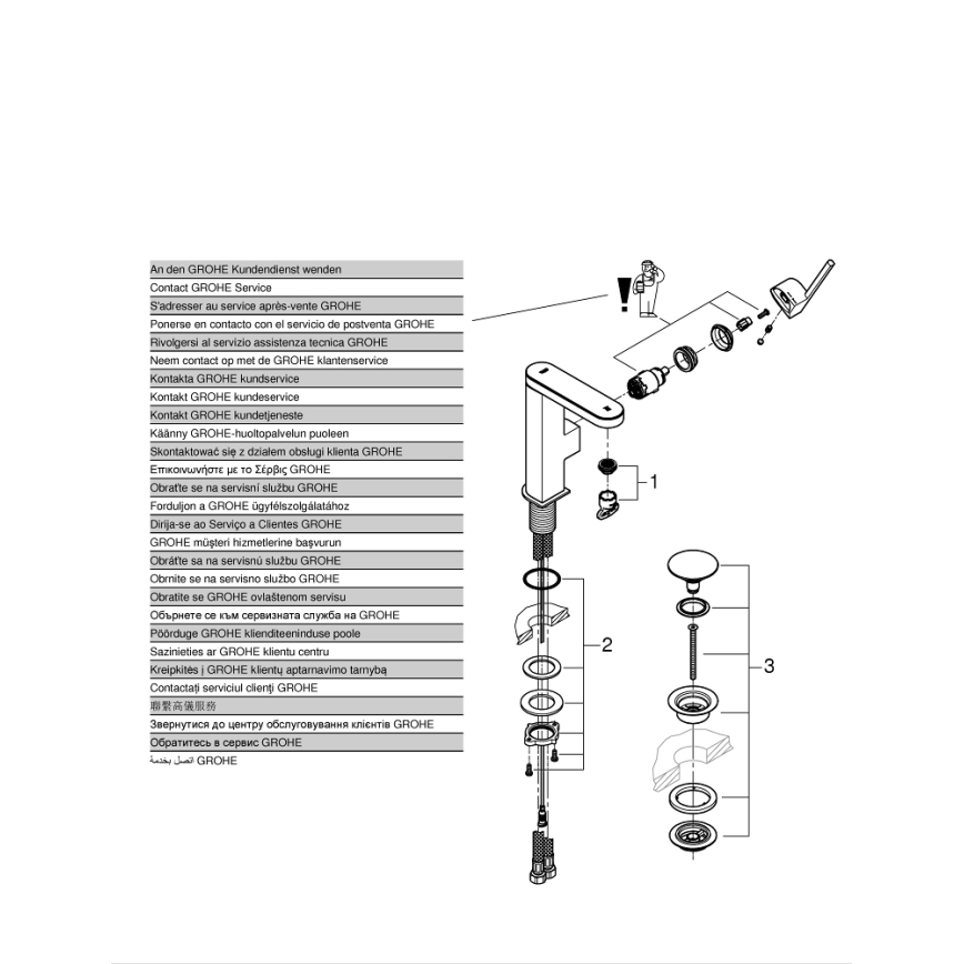 GROHE 23958003 – PLUS-Armatur, Größe M, glänzender Chrom