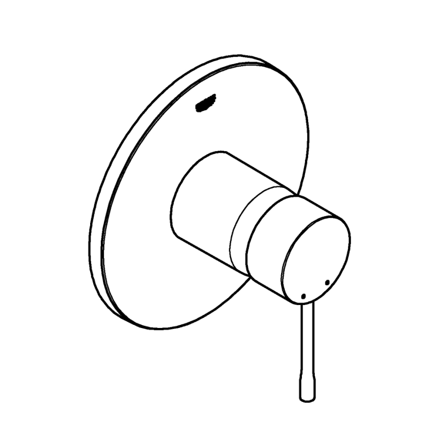 GROHE 24057GN1 - Duscharmatur ESSENCE gebürstetes Gold