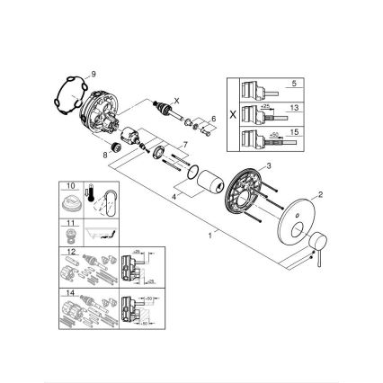 GROHE 24058001 - ESSENCE Waschtischarmatur, glänzender Chrom