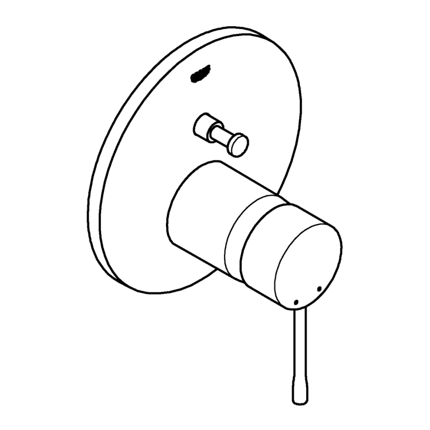 GROHE 24058A01 - ESSENCE Einhand-Waschtischarmatur, Graphit