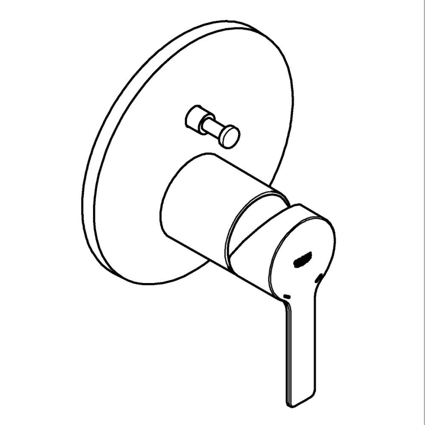 GROHE 24064001 - LINEARE Einhebel-Waschtischarmatur, glänzender Chrom