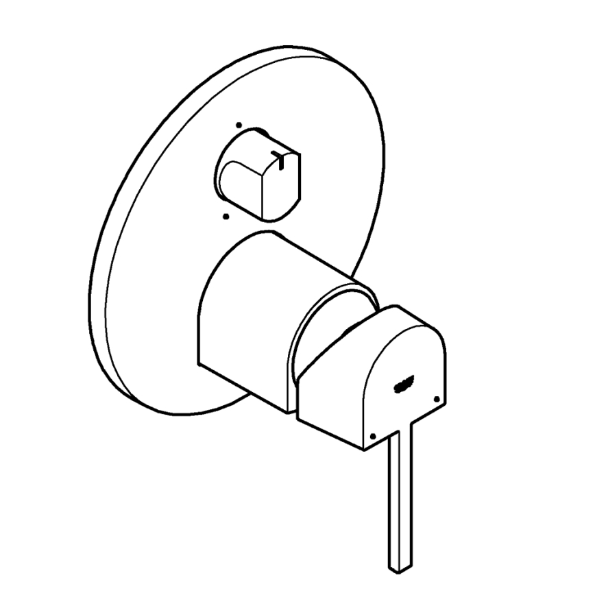 GROHE 24093003 - Armatur PLUS, glänzender Chrom