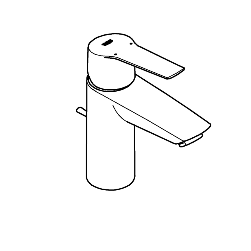 GROHE 24209002 - START Waschtischarmatur DN 15, glänzender Chrom