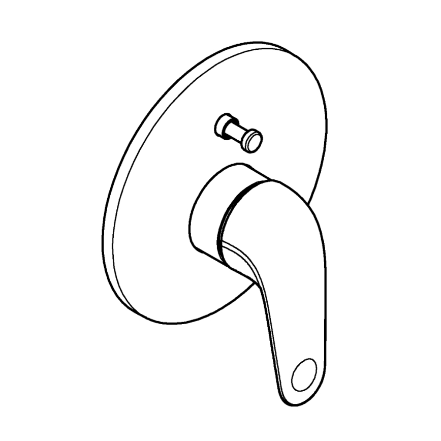 GROHE 24336001 - Badewannenarmatur SWIFT DN 15, glänzender Chrom