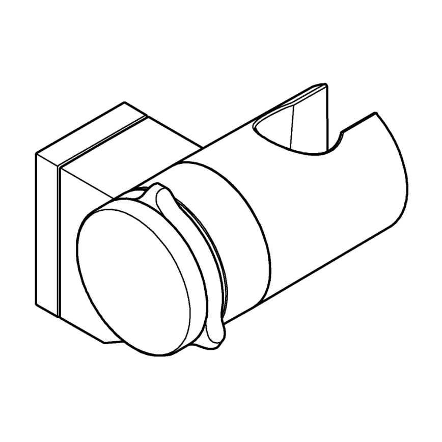 GROHE 26183001 - Wandhalterung für Handbrause VITALIO UNIVERSAL glänzender Chrom