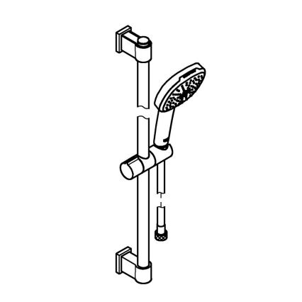 GROHE 2639810E - Duschset VITALIO COMFORT 110 600 mm glänzender Chrom
