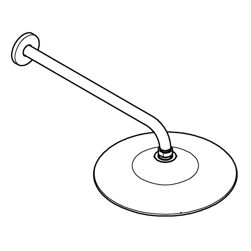 GROHE 26459000 - EUPHORIA 260 Kopfbrause, 380 mm, glänzender Chrom