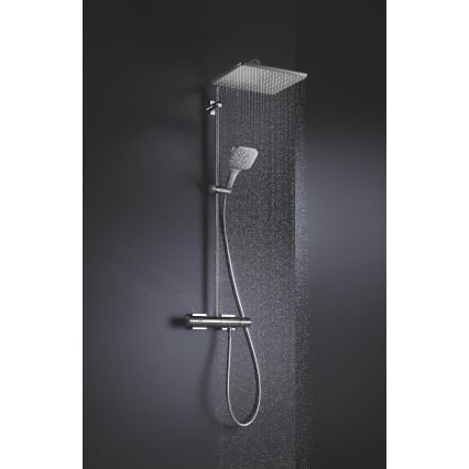 GROHE 26550000 - RAINSHOWER SMARTACTIVE 130 CUBE Handbrause, Chrom glänzend