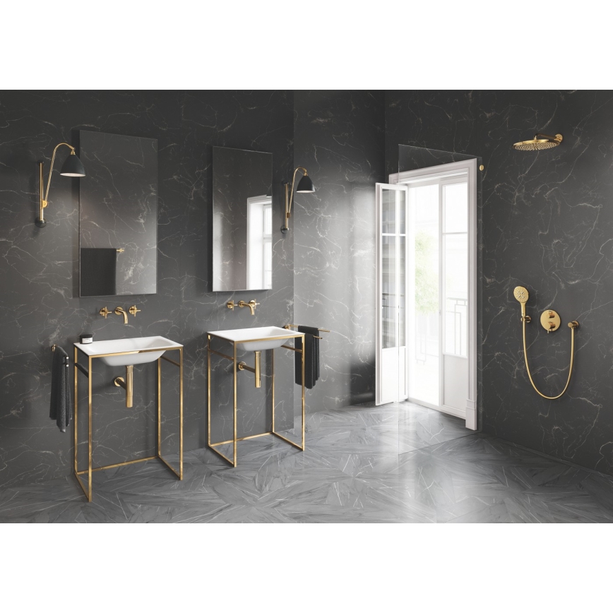 GROHE 26574GL0 - Handbrause RAINSHOWER SMARTACTIVE 130 mm, goldfarben