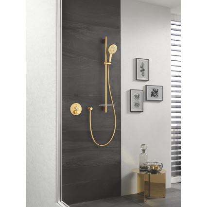 GROHE 26574GN0 - Handbrause RAINSHOWER SMARTACTIVE 130 gebürstetes Gold